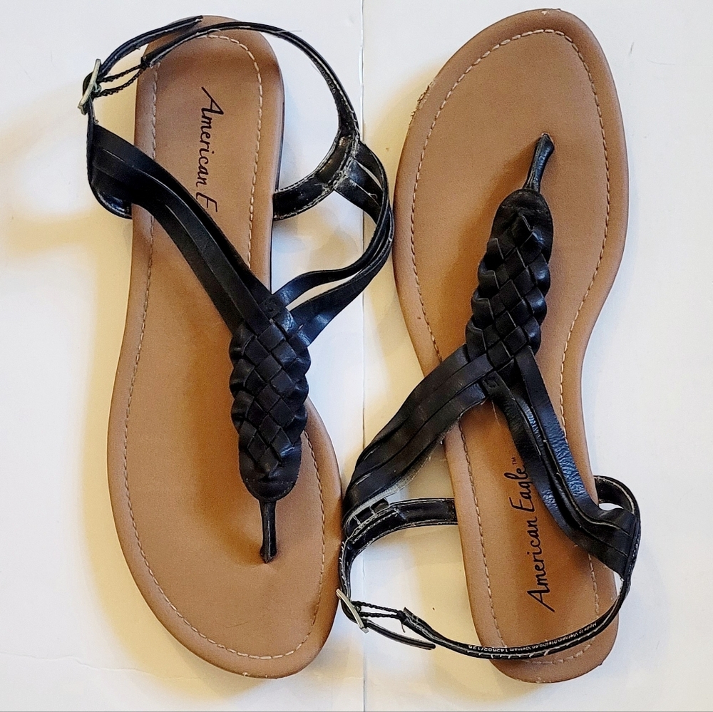 Black Strappy Sandals